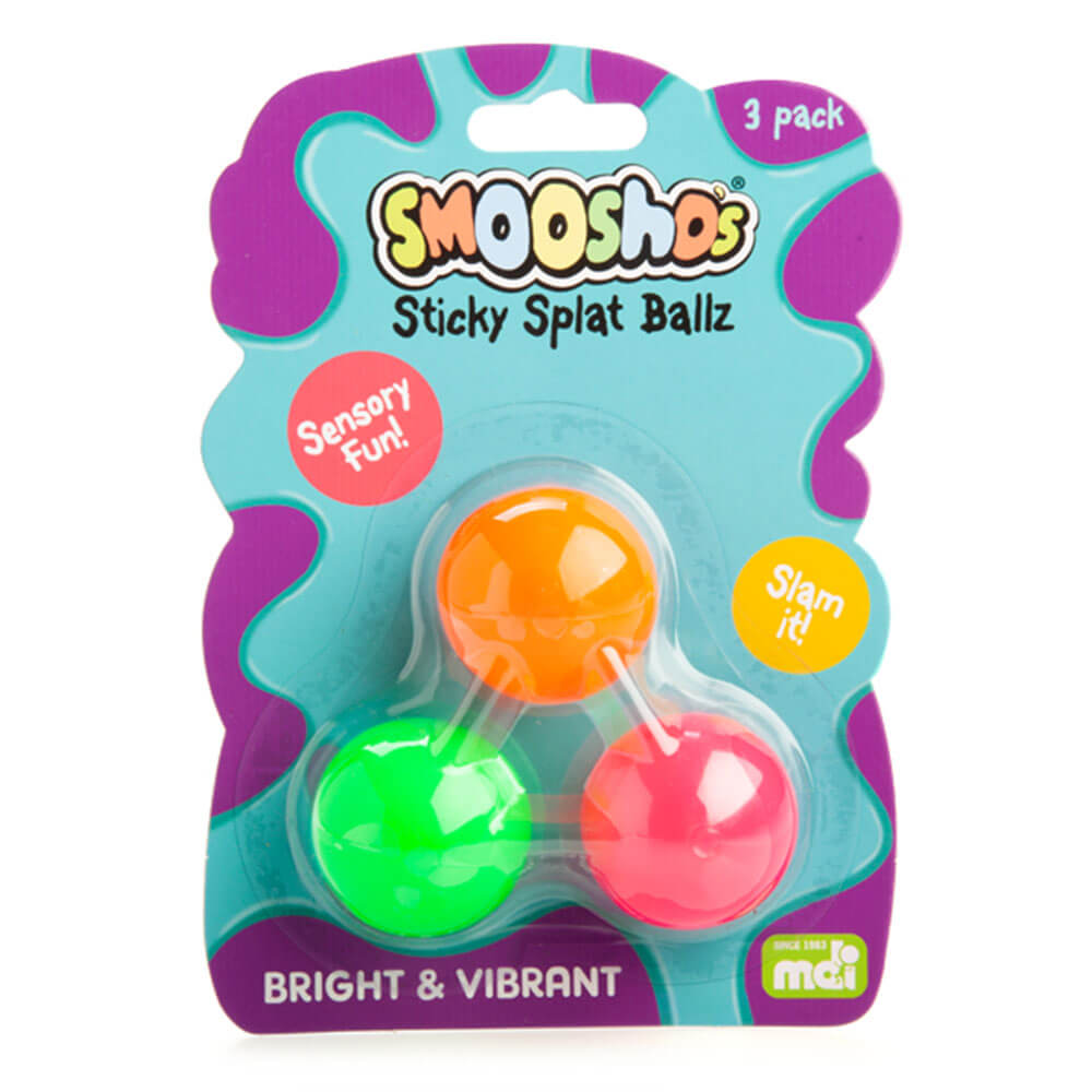 Smooshoの粘着性のスプラットBallz(3のセット)