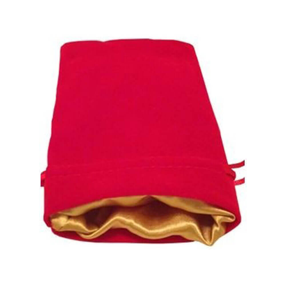 MDGベルベットダイスバッグ(金のサテンの裏地付き)