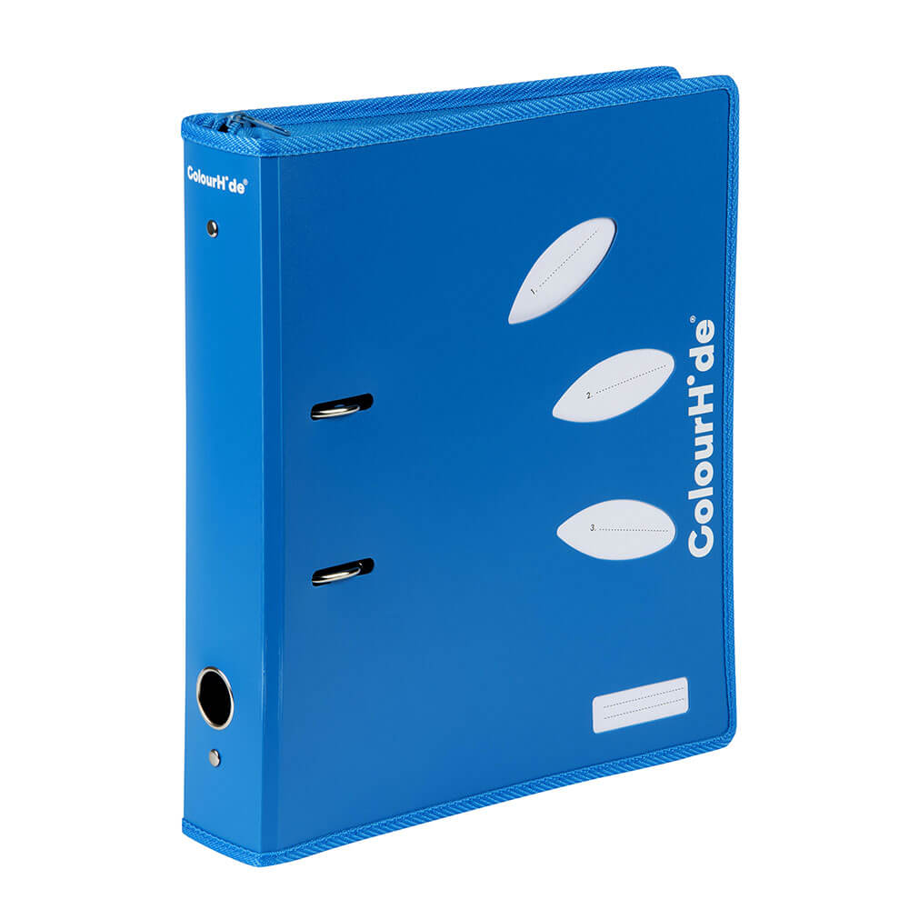 Colourhide Zipper Lever Arch File 70mm(A4)