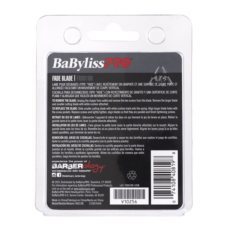 BaBylissPRO Replacement Hair Clipper Fade Blade (Black)