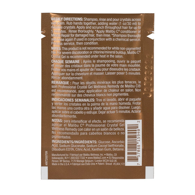 Malibu C Hard Water Hair Treatment 12pc