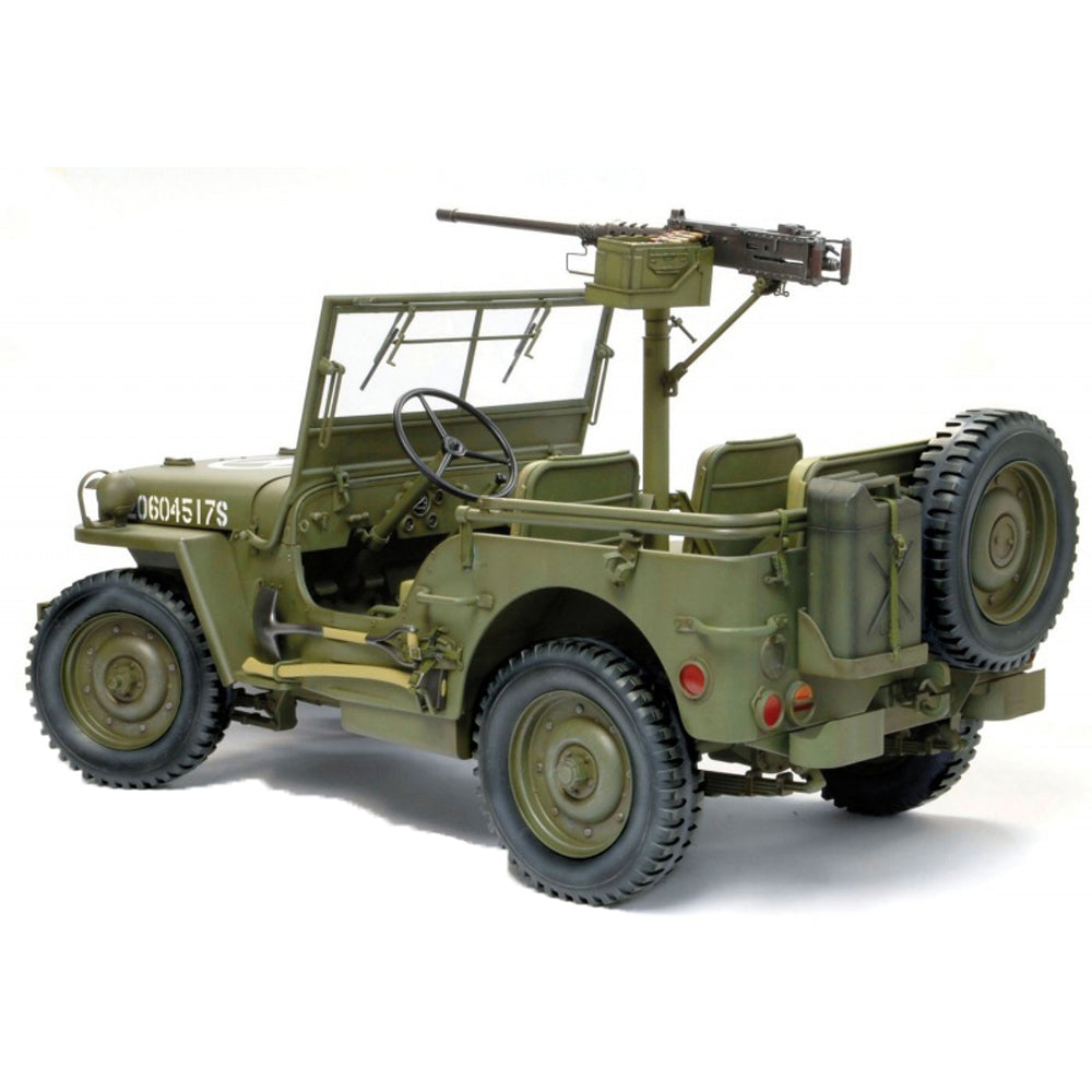 1/4 Ton 4x4 Utility Truck with Cal. 50 M2 Machine Gun 1/24 Scale