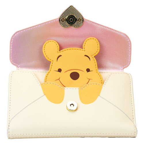 Winnie The Pooh Love Letter Flap Wallet