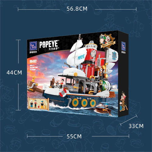 Popeye's Adventure Ship 1845 Piece Kit