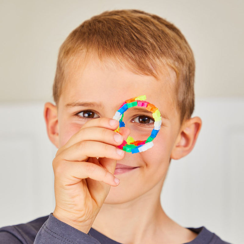 Plus-Plus Neon Mix Building Blocks Tube 250pcs