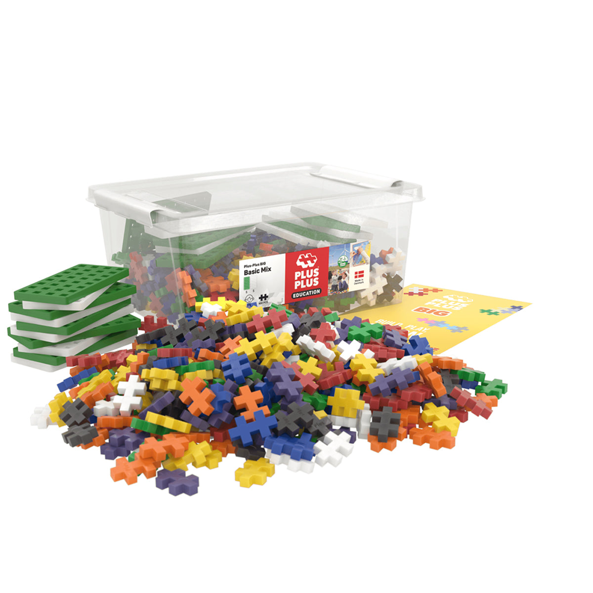 Plus-Plus BIG 400 Basic Building Blocks + 10 Baseplates