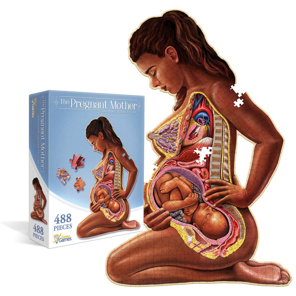 Pregnant Mother Anatomy Floor Puzzle