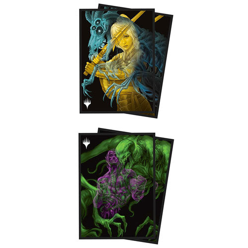 Ultra Pro MtG Duskmourn Alt Art Key Character Mythic Sleeves 100pcs