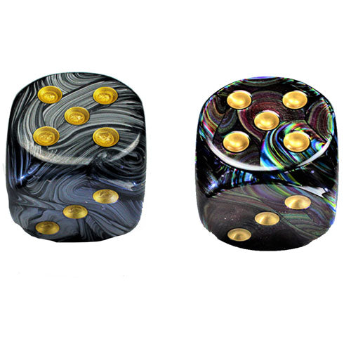 Chessex Lustrous D6 Dice with Pips 50mm