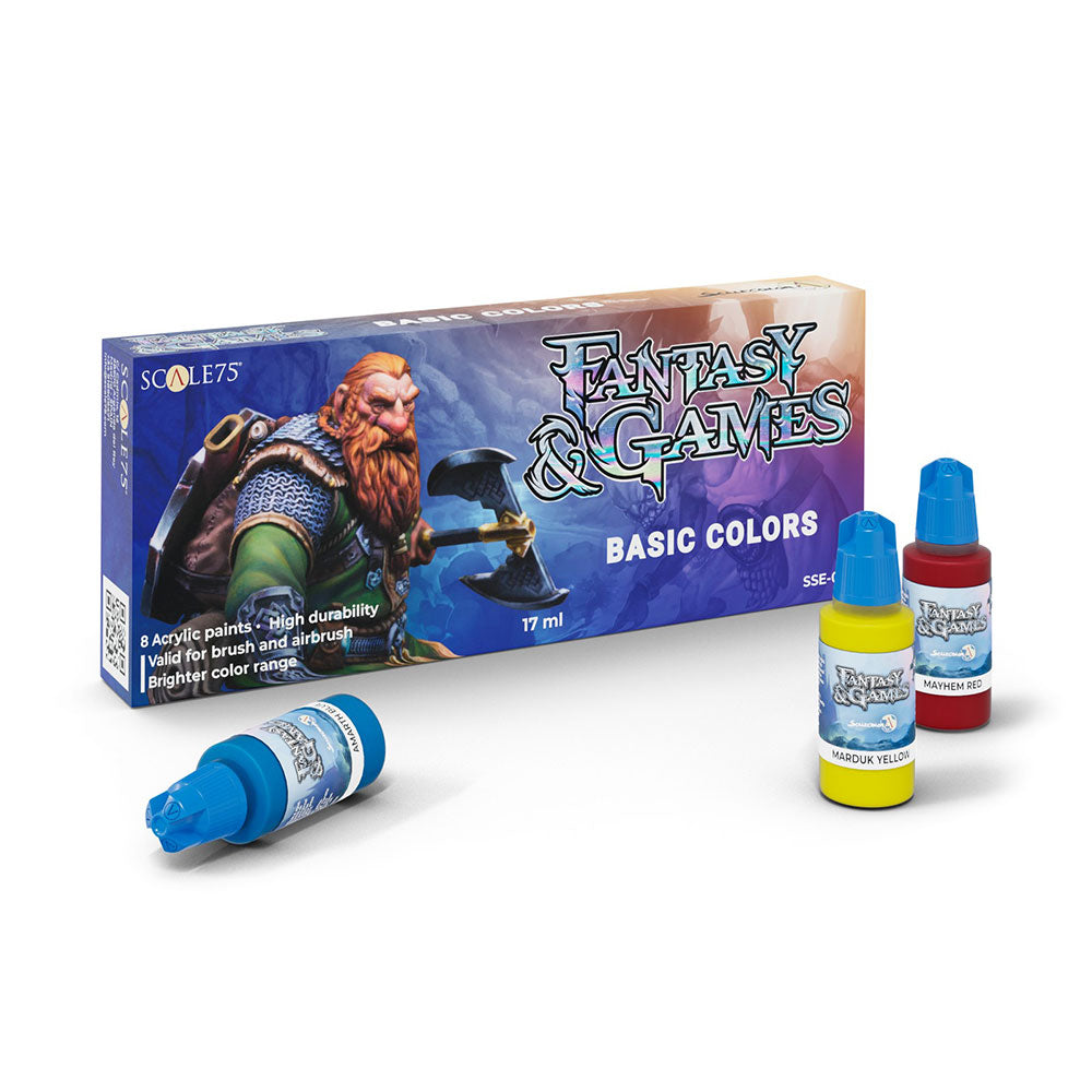 Scale 75 Fantasy Colours Basic Colors Paint Set