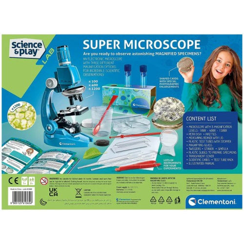 Clementoni Science and Play Super Microscope Educational Toy