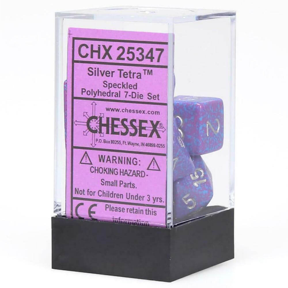 D7 Die Set Dice Dice moteled Poly (7 dados)