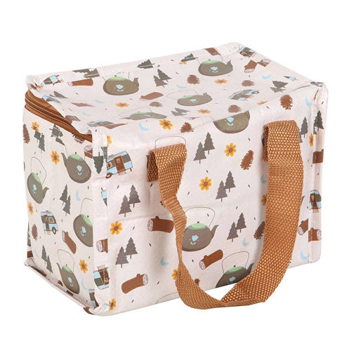 Home on the Road Camping Print Plastic Lunch Bag