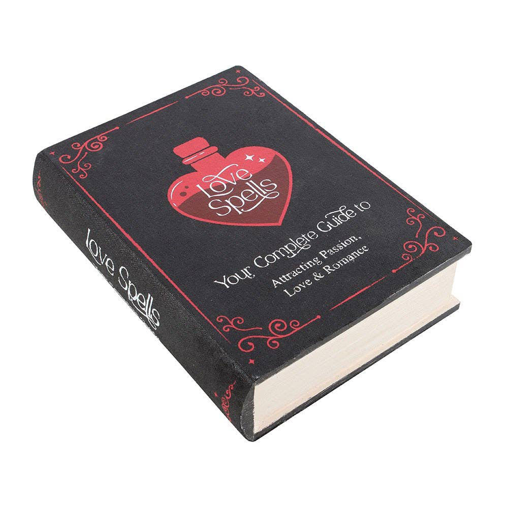 Love Spells Book Shaped MDF Storage Box